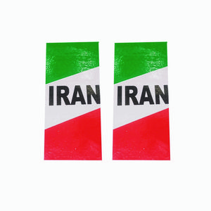 برچسب موتور سیکلت طرح پرچم ایران  کد s 4510 بسته 2 عددی