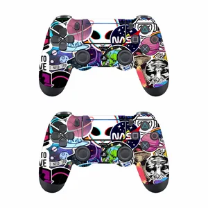 برچسب دسته پلی استیشن 4 اس ای گییرز مدل Space Sticker Bomb مجموعه دو عددی