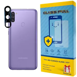 محافظ لنز دوربین گلس فول مدل STF مناسب برای گوشی موبایل سامسونگ Galaxy M11