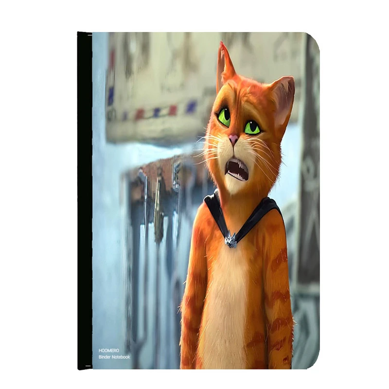 کلاسور هومرو مدل KL2417 طرح انیمیشن گربه چکمه پوش