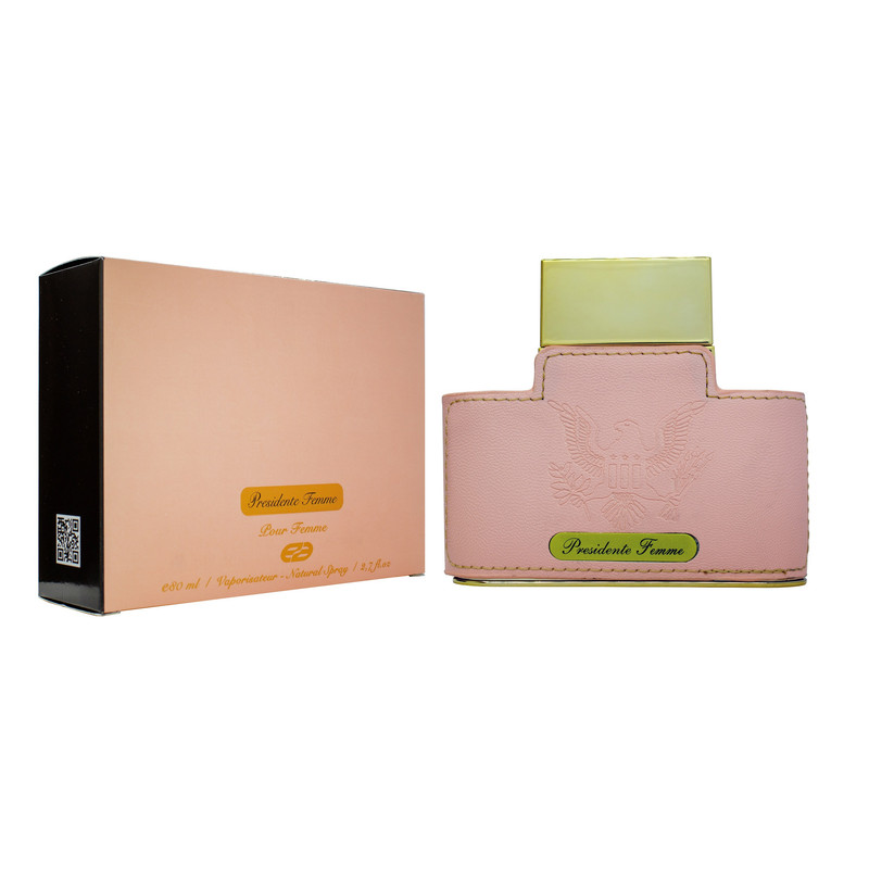 ادو پرفیوم زنانه عماد آرا مدل Presidente حجم 80 میلی لیتر به همراه ادو پرفیوم مردانه عماد آرا مدل Presidente حجم 100 میلی لیتر