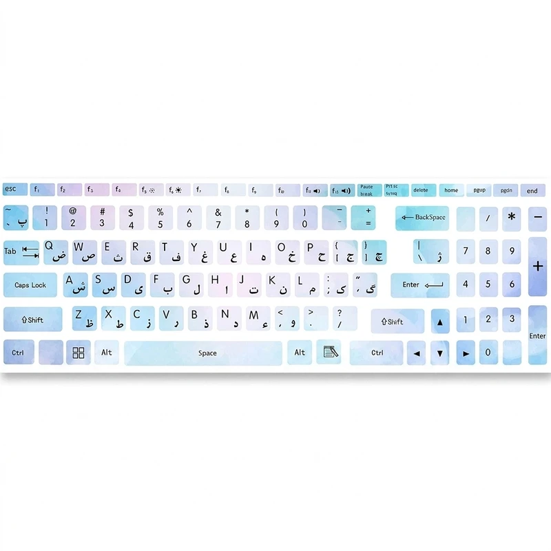 برچسب حروف فارسی کیبورد کد SH-FG
