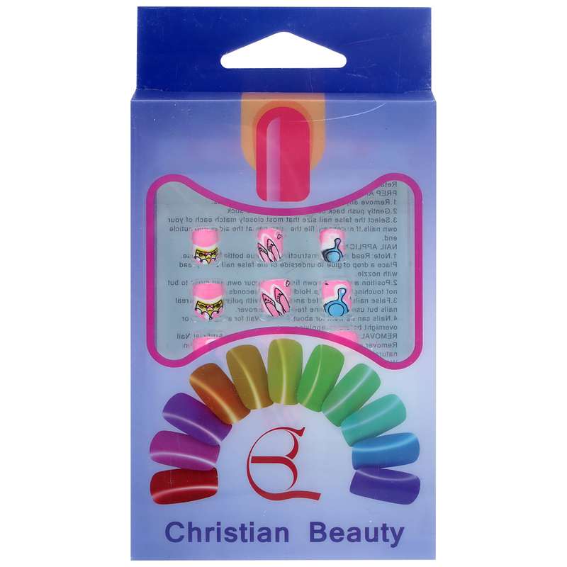 ناخن مصنوعی بچگانه کریستین بیوتی کد NM12