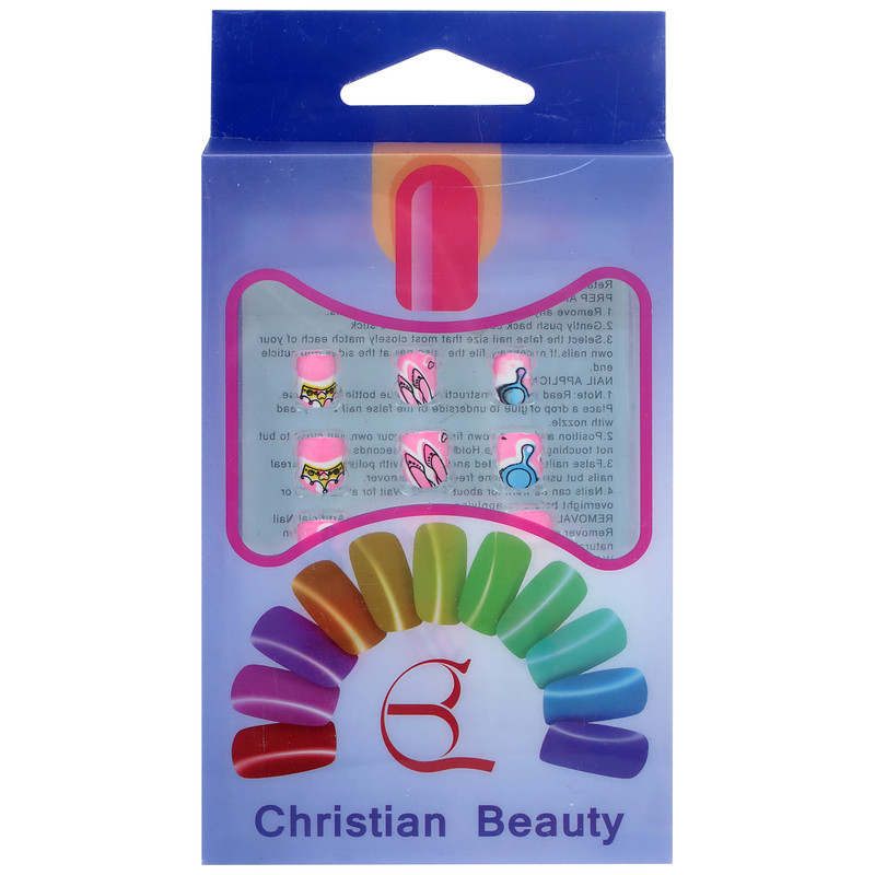 ناخن مصنوعی بچگانه کریستین بیوتی کد NM12