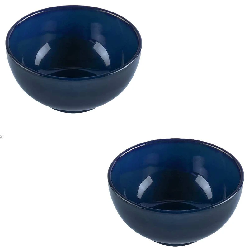 کاسه سفالی مدل آبگوشت خوری طرح یاقوت مجموعه  2 عددی