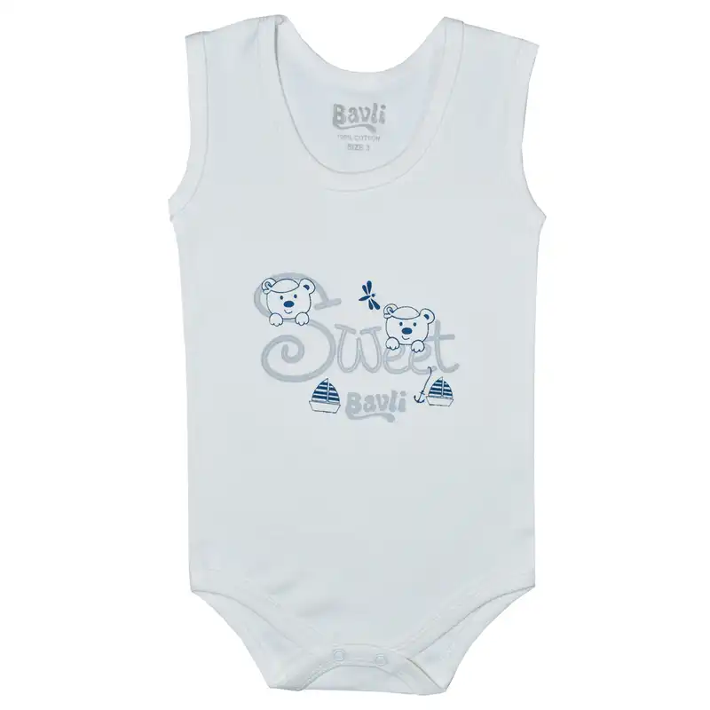 بادی نوزادی باولی مدل خرس و قایق