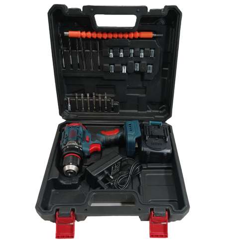 پیچ گوشتی شارژی باس مدل single-battery-brushless مجموعه 29 عددی