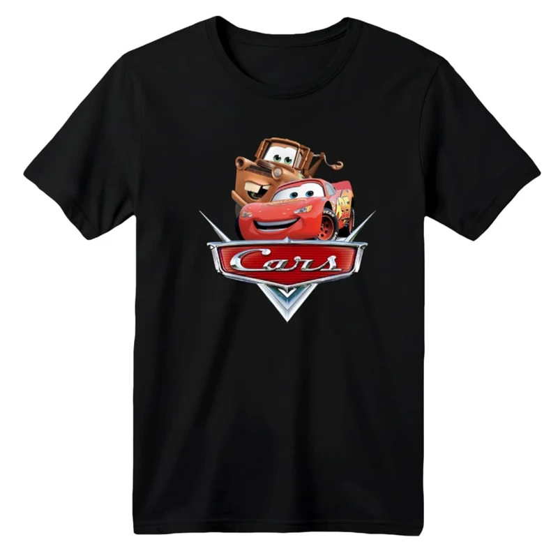 تی شرت آستین کوتاه بچگانه مدل ماشین ها کد ۴