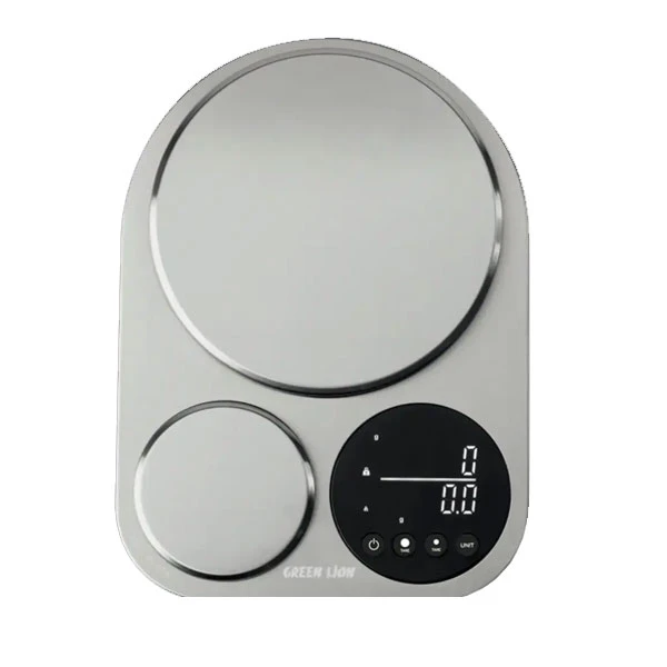 ترازو آشپزخانه دیجیتال گرین لاین مدل دوکاره حداکثر ظرفیت قابل اندازه‌گیری 5 کیلوگرم با دقت اندازه‌گیری 0.1 گرم