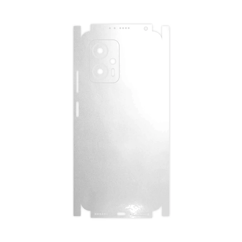 برچسب پوششی ماهوت مدل Metallic-White-FullSkin مناسب برای گوشی موبایل شیائومی Poco X4 GT