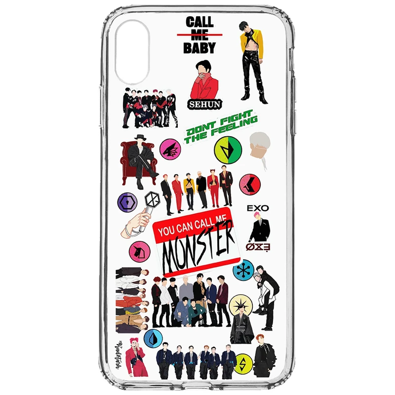 کاور طرح EXO مناسب برای گوشی موبایل اپل iPhone X Max 