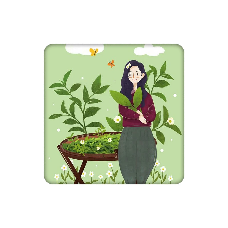 زیرلیوانی طرح طبیعت و دختر کد 2617272