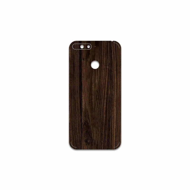 برچسب پوششی ماهوت مدل Dark Walnut Wood مناسب برای گوشی موبایل هوآوی Y6 Prime 2018
