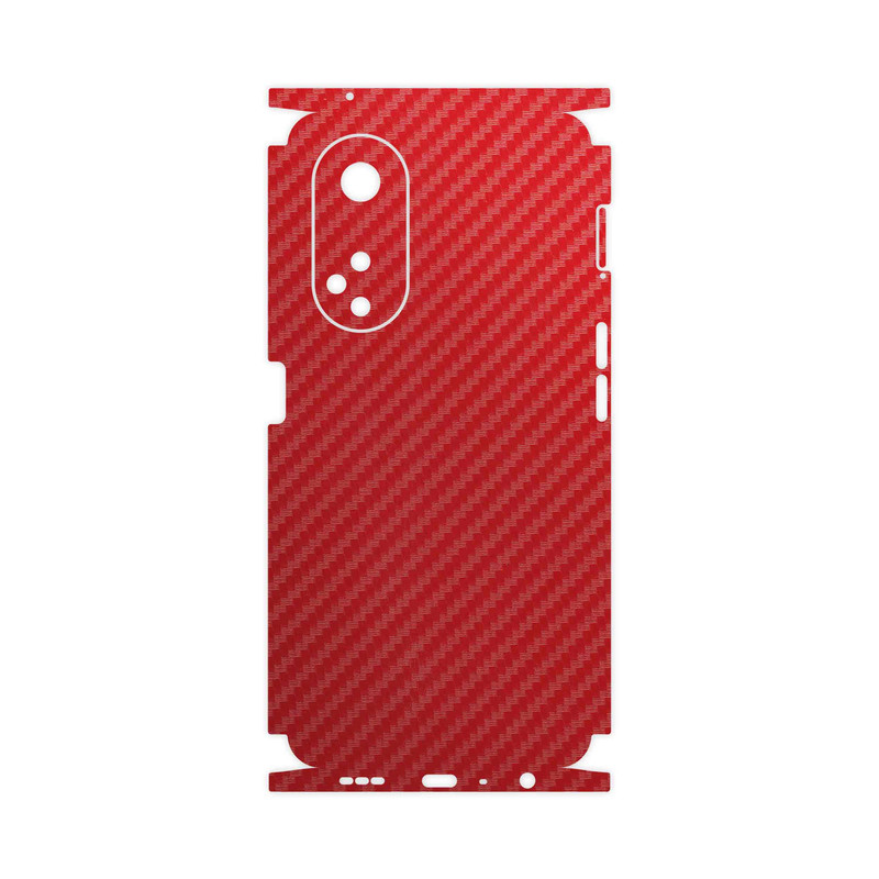 برچسب پوششی ماهوت مدل Red-Fiber-FullSkin مناسب برای گوشی موبایل اپو A98