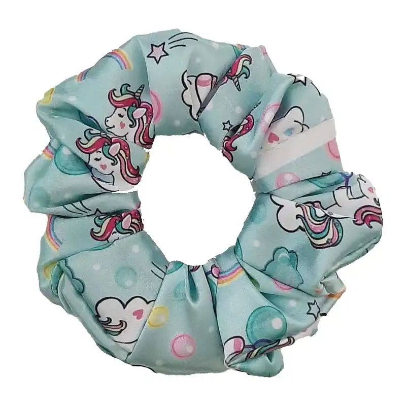 کش مو زنانه مدل اسکرانچی ساتن تک شاخ