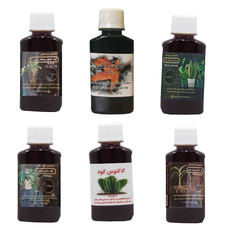 کود مایع فسفر ریشه زایی 10-52-10 و کلات آهن و امینو اسید و کود پتوس و کود کاکتوس و هیومیک اسید مدل life drop حجم 120 میلی لیتر کود مایع فسفر ریشه زایی 10-52-10 و کلات آهن و امینو اسید و کود پتوس و کود کاکتوس و هیومیک اسید مدل life drop حجم 120 میلی لیتر