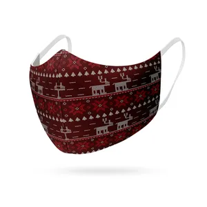 ماسک پارچه‌ای مدل زمستان کد 2176
