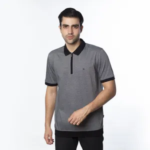 پولوشرت آستین کوتاه مردانه ال سی من مدل 03142592-DG