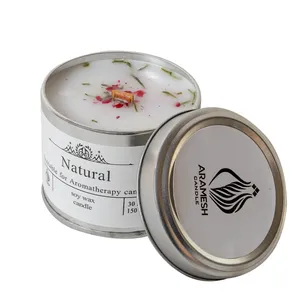 شمع مدل معطر  گیاهی
