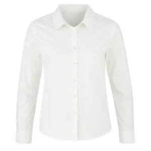 شومیز آستین بلند یقه برگردان زنانه مدل 0328