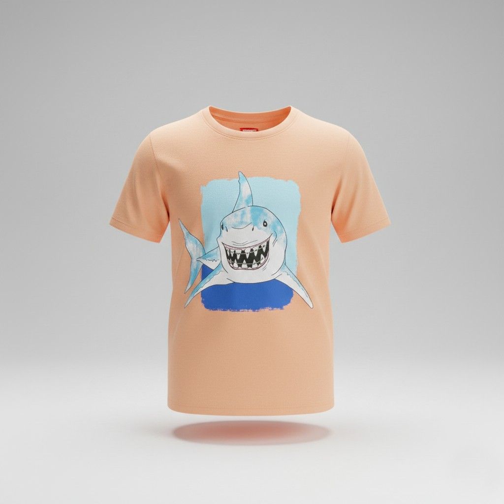 تی شرت آستین کوتاه پسرانه هومنیتی مدل G8235L - - 4