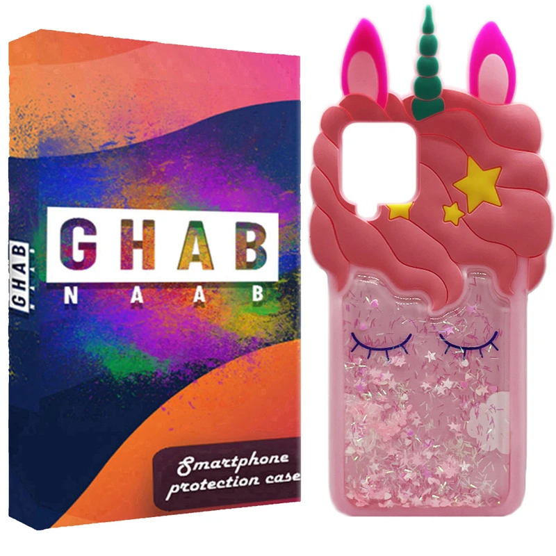 کاور قاب ناب مدل عروسکی طرح اسب تک شاخ مناسب برای گوشی موبایل سامسونگ Galaxy A12 /M12 /F12