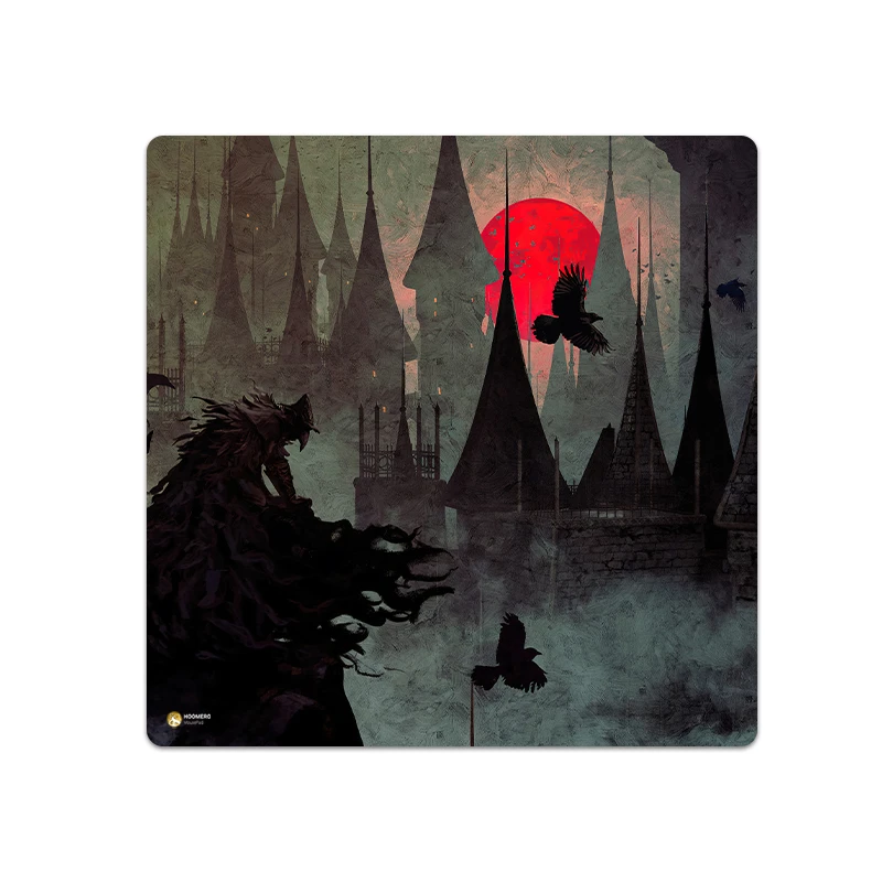 ماوس پد هومرو مدل NX043 طرح بازی Bloodborne سایز 40x40 سانتی متر