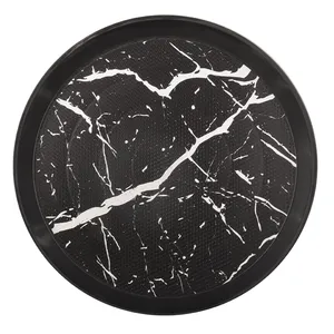 سینی بدون دسته مهروز مدل 6003طرح مرمر سایز 36*36 سانتی متر