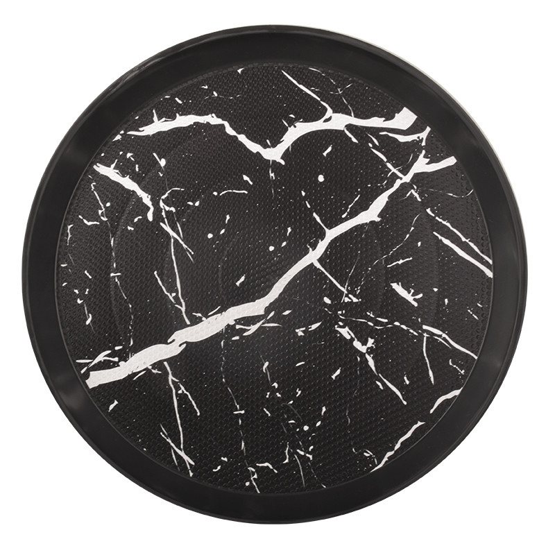 سینی بدون دسته مهروز مدل 6003طرح مرمر سایز 36*36 سانتی متر