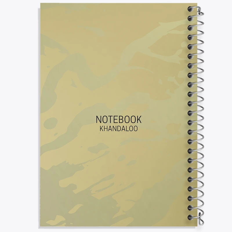 دفتر نت موسیقی 50 برگ خندالو مدل مینیمال کد N1506