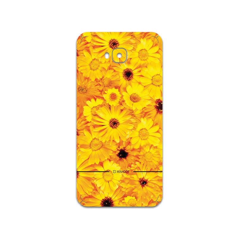 برچسب پوششی ماهوت مدل Yellow-Flower مناسب برای گوشی موبایل ایسوس Zenfone 4 Selfie