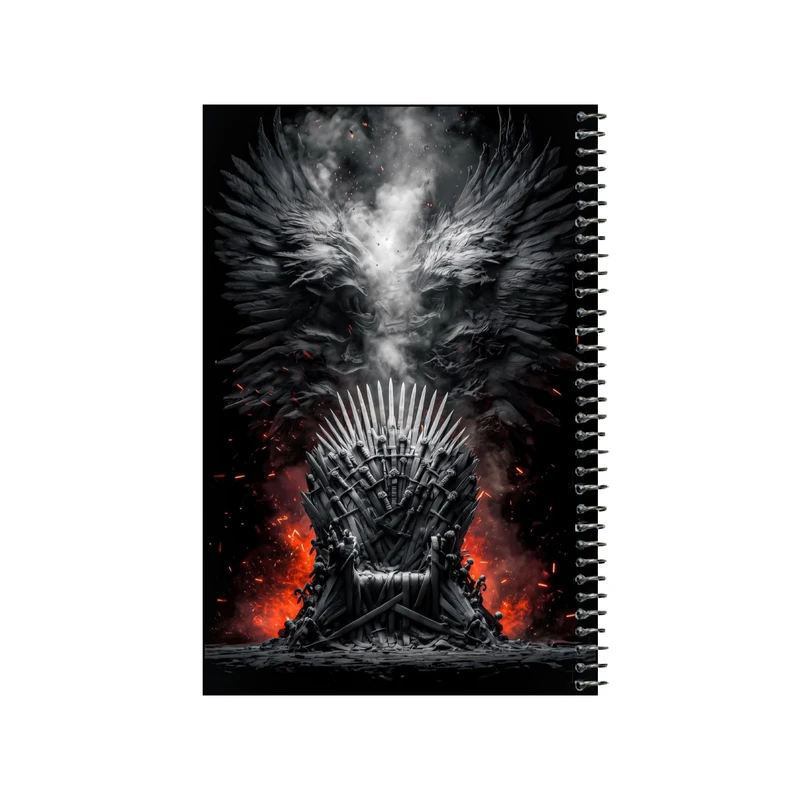 دفتر نقاشی 50 برگ سیمی مدل game of thrones کد 3