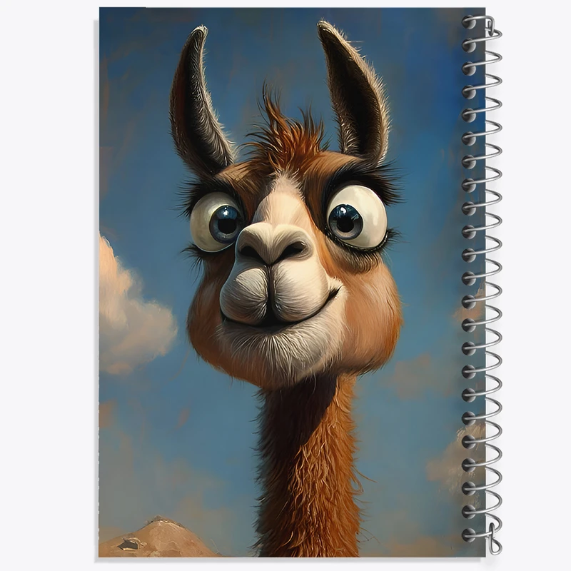 دفتر مشق 100 برگ خندالو طرح شتر خنگ کد F6784