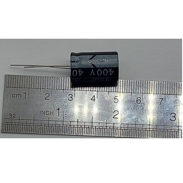 خازن الکترولیت 33 میکروفاراد 400 ولت مدل FMZ بسته 5 عددی