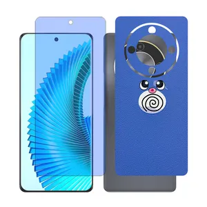 Glass together model anti blue screen protector suitable for Honor X9b mobile phone with back cover sticker