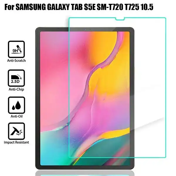 محافظ صفحه نمایش تبلت مدل Glass FILM ANTI Shock مناسب برای تبلت سامسونگ  Galaxy Tab S6 / Tab S5e SM-T720 / SM-T725 / SM-T860 / SM-T865 10.5
