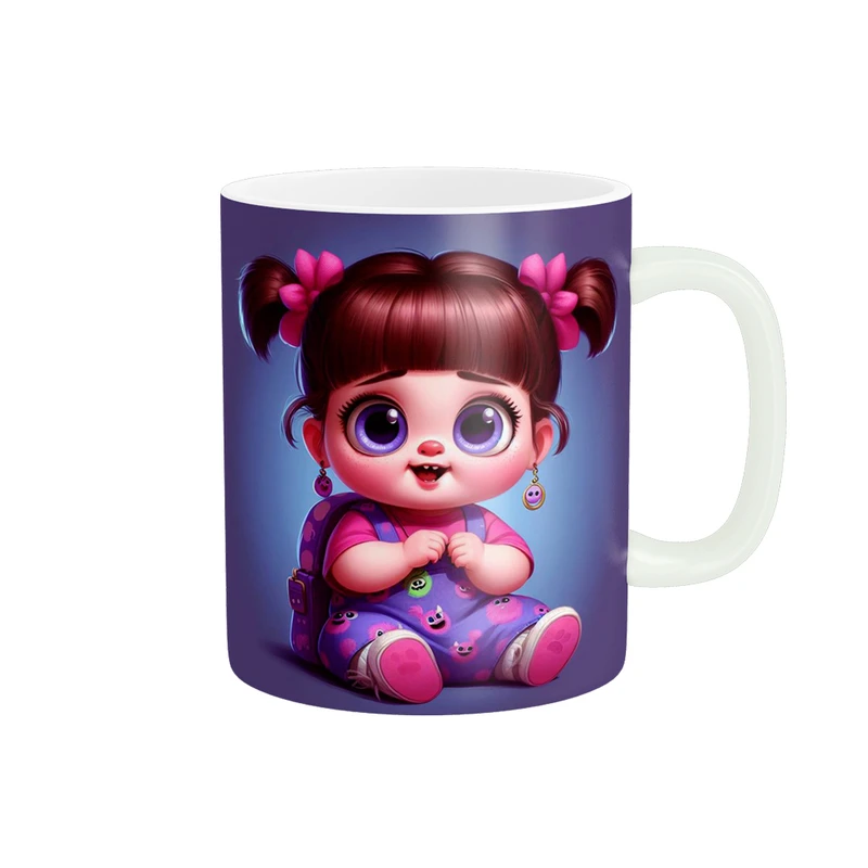 ماگ پادآفرین مدل کارتون کارخانه هیولا طرح مایک سالیوان و بو کد p2161