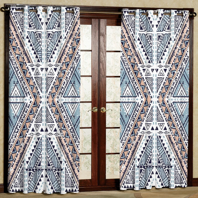 پرده طرح لوزی مخمل پانچی کد 2130 سایز 200x140 سانتی متر