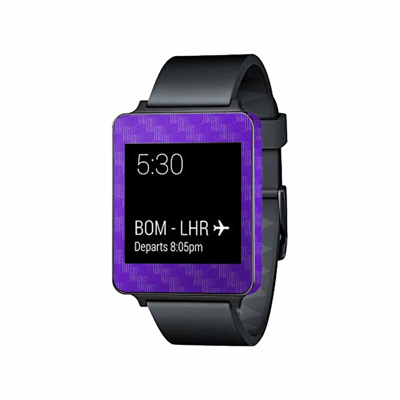  برچسب ماهوت طرح Purple-Fiber مناسب برای ساعت هوشمند ال جی G Watch