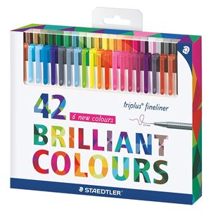 نقد و بررسی روان نویس استدلر کد 334C42 مدل Triplus Fineliner Brilliant Colours بسته 42 عددی توسط خریداران