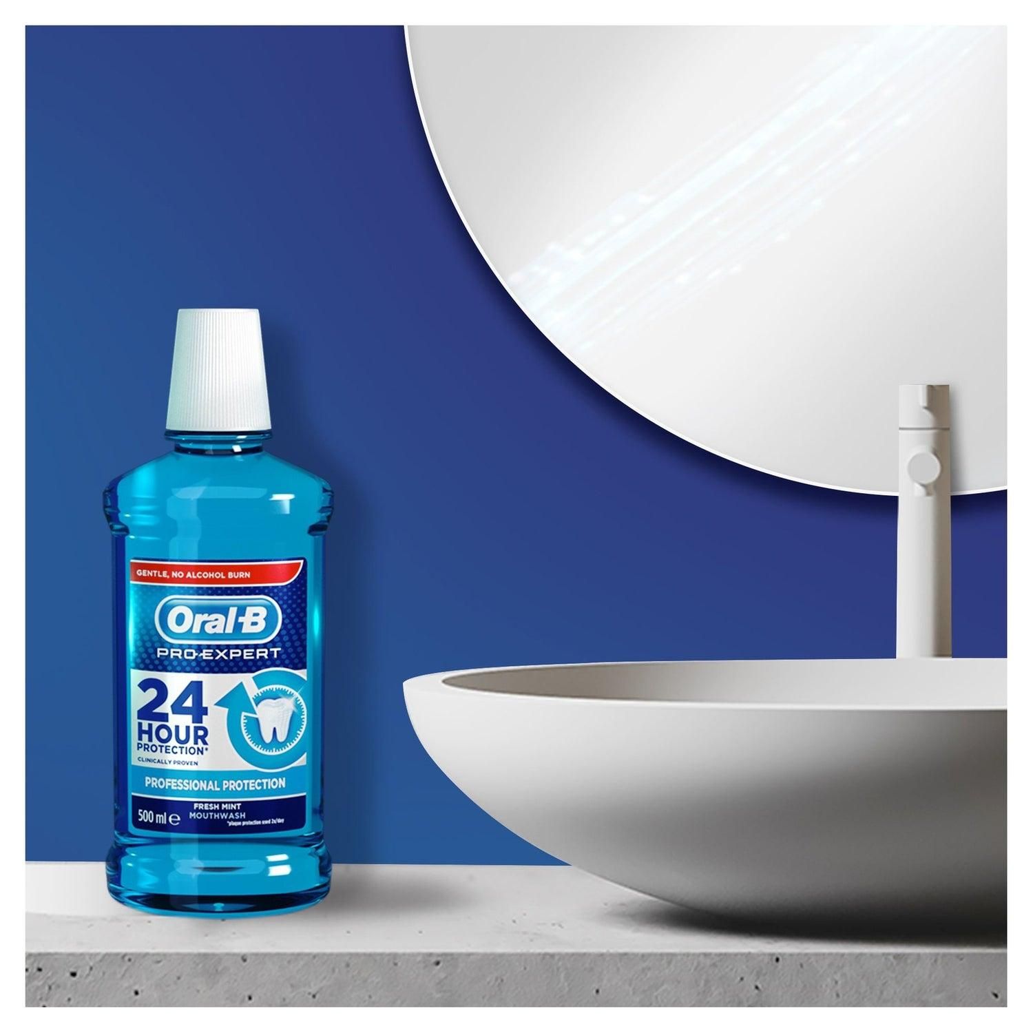 دهان شویه اورال-بی سری Professional Protection مدل Pro Expert حجم 500 میلی لیتر -  - 2