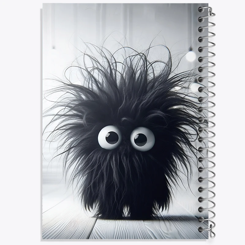 دفتر شطرنجی 50 برگ خندالو طرح هیولای بامزه کد F5716