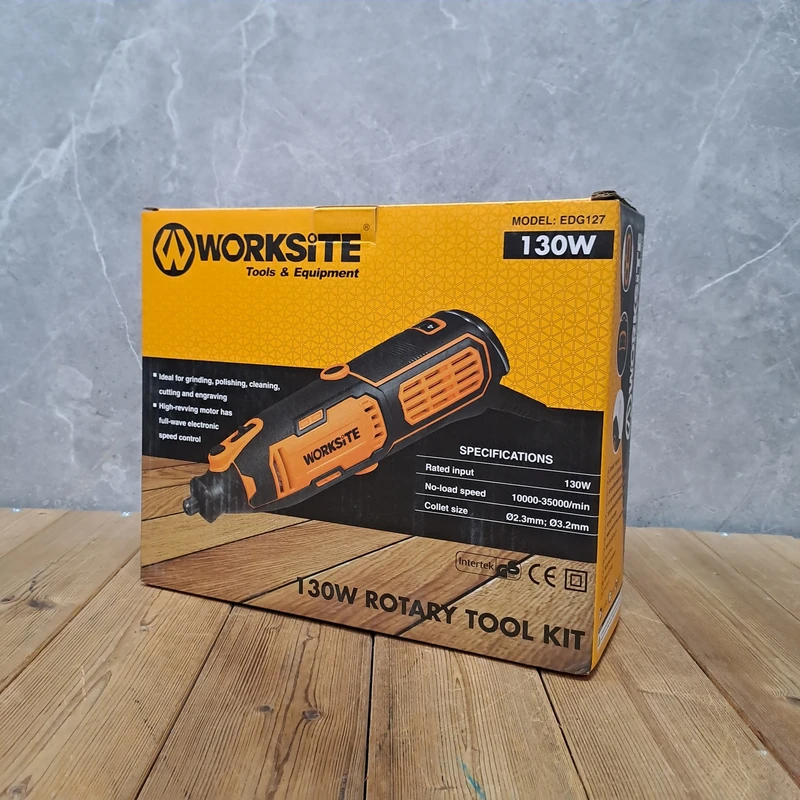 عکس شماره 19 : فرز انگشتی دیمردار 3.2 میلمتری 130 وات ورک سایت مدل 130w مجموعه 100 عددی