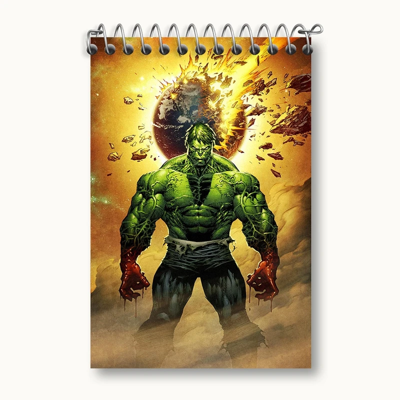 دفتر یادداشت 50 برگ خندالو مدل هالک کد F2128