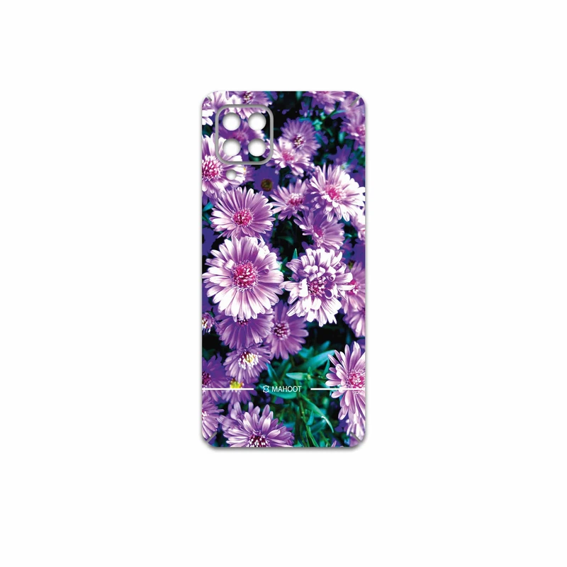 برچسب پوششی ماهوت مدل Purple-Flower مناسب برای گوشی موبایل سامسونگ Galaxy M32
