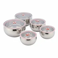ظرف نگهدارنده گلدن لایف مدل خمره ای مجموعه  5 عددی