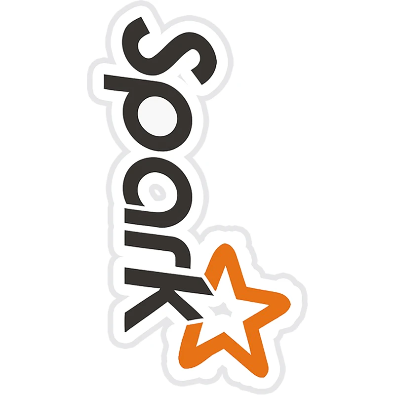 استیکر لپ تاپ طرح apache spark کدST75