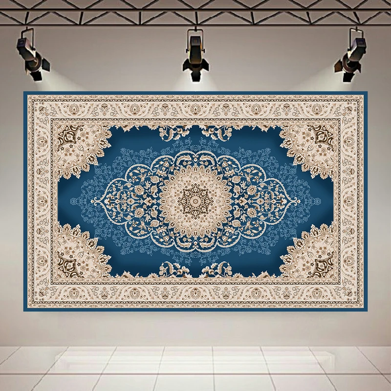 پوستر طرح مخمل فرش اصیل مدل ایرانی (1) کد PD1821