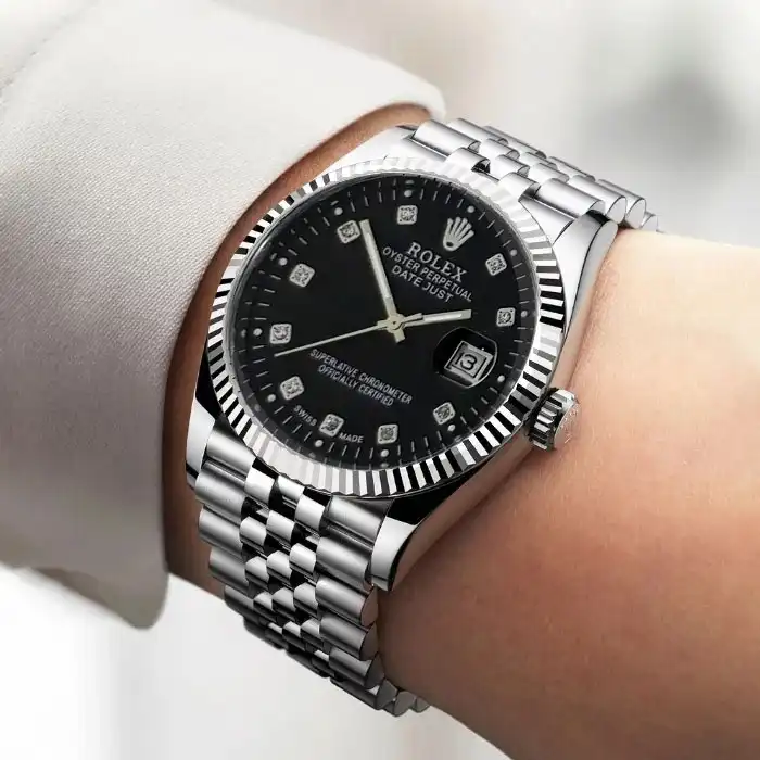 ساعت مچی عقربه ای زنانه  مدل دیت جاست