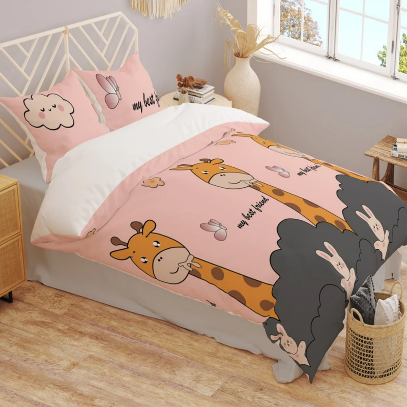 سرویس خواب 1 نفر 4 تکه مدل زرافه کد 874